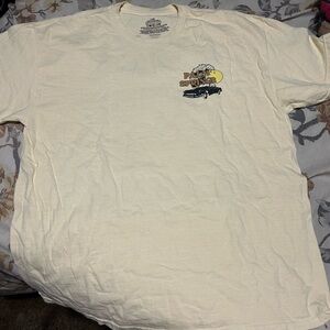 Palm Springs Graphic Tee in Cream